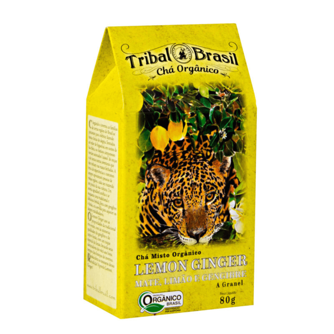 Chá Tribal Brasil - Lemon Ginger - Caixa 80g