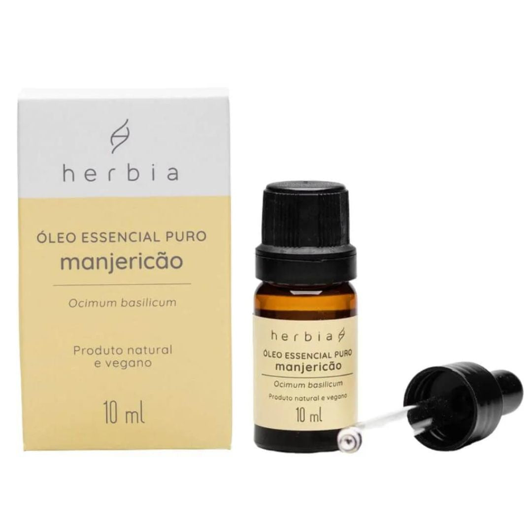 Óleo Essencial de Manjericão Verde 10 ml Herbia