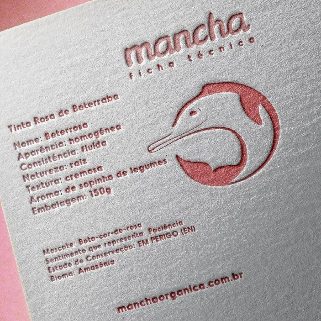 Tinta Rosa Beterraba - 150ml - Mancha Orgânica