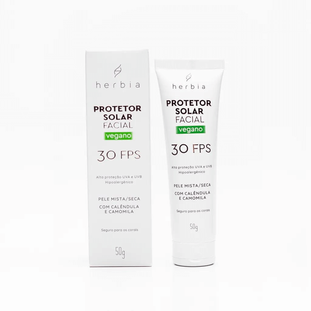 Protetor Solar Físico pele mista/seca FPS 30