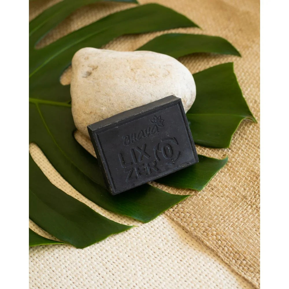 Shampoo sólido Carvão Detox 90g – Linha Lixo Zero