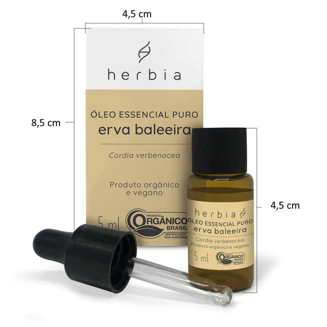 Óleo Essencial de Erva-Baleeira 10 ml (Herbia)