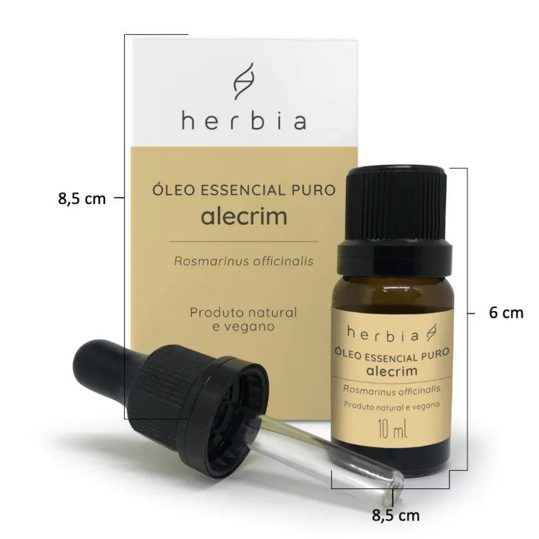 Óleo Essencial de Alecrim 10 ml (Herbia)