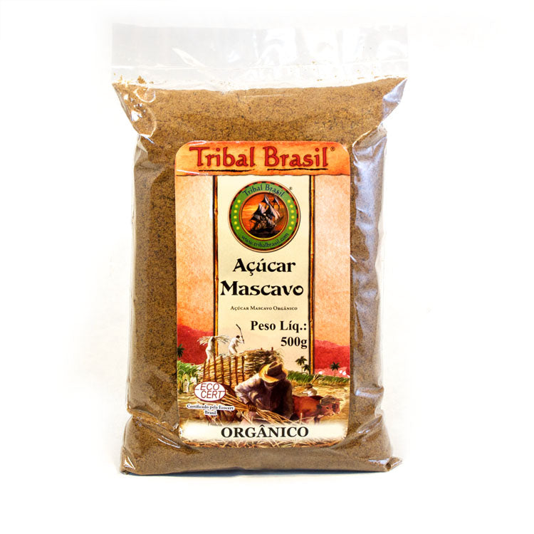 Kit Açúcar Mascavo Orgânico - Tribal Brasil - 3 Sacos 500g