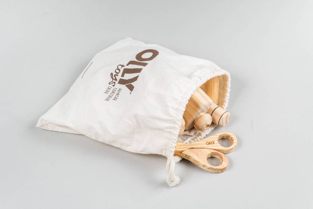 Kit Cabeleireiro em madeira - Olly Toys