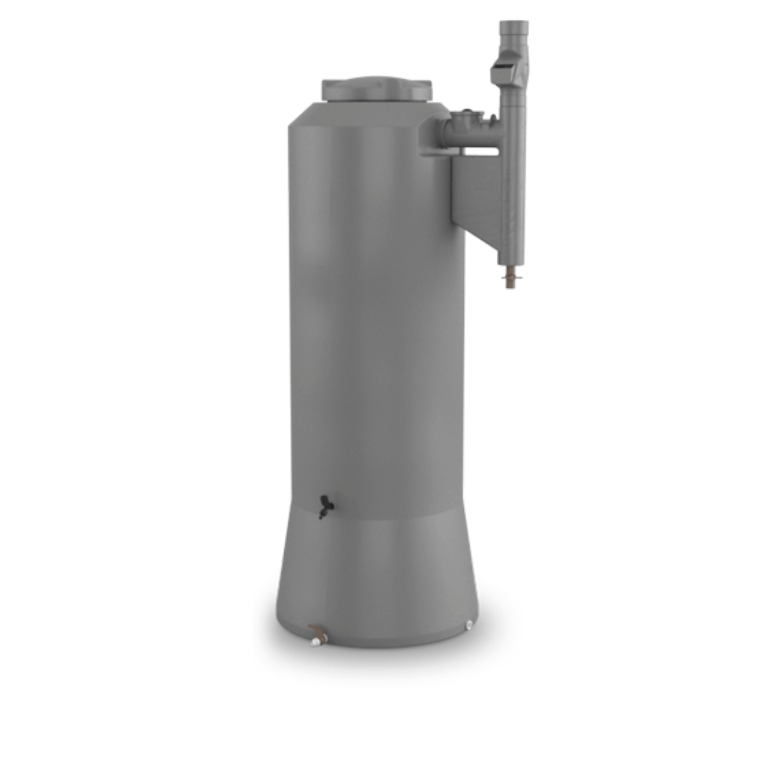 Cisterna Vertical Modular de 750 com filtro cor cinza
