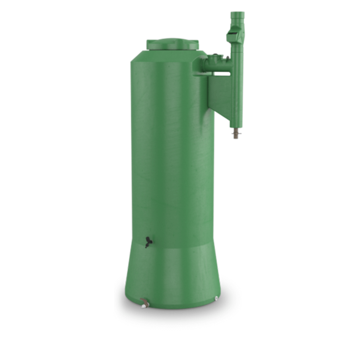Cisterna Vertical Modular de 750 com filtro cor verde