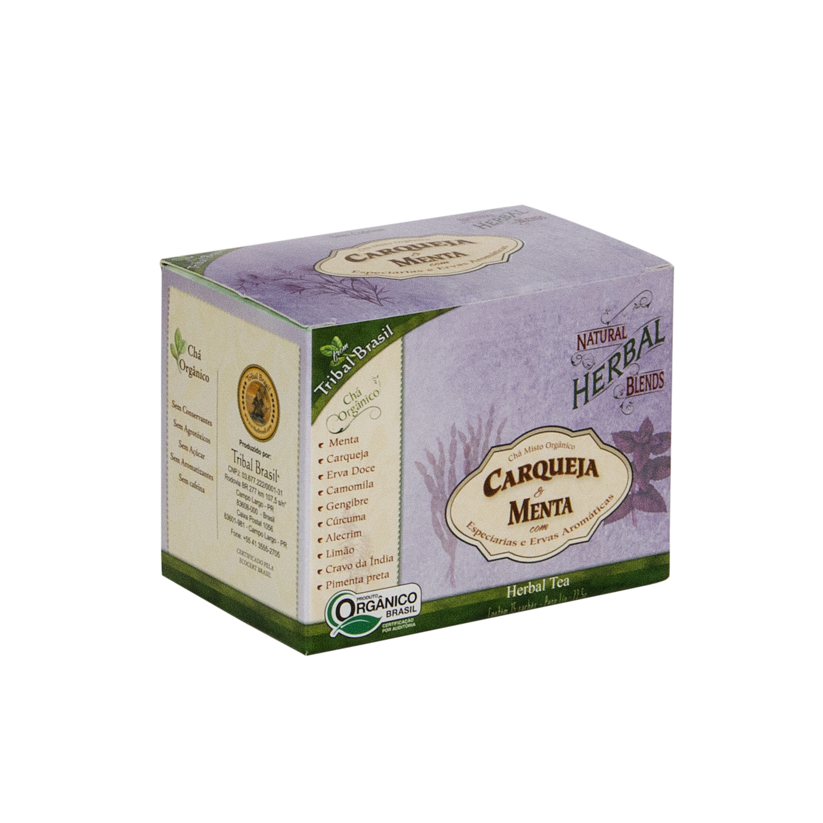 Chá de Carqueja e Menta Tribal Brasil
