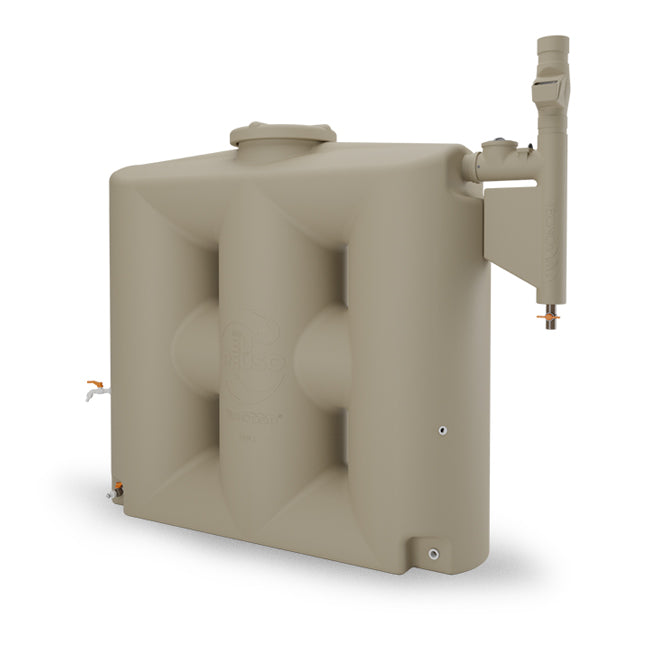 Cisterna Vertical 1000 litros com filtro cor bege
