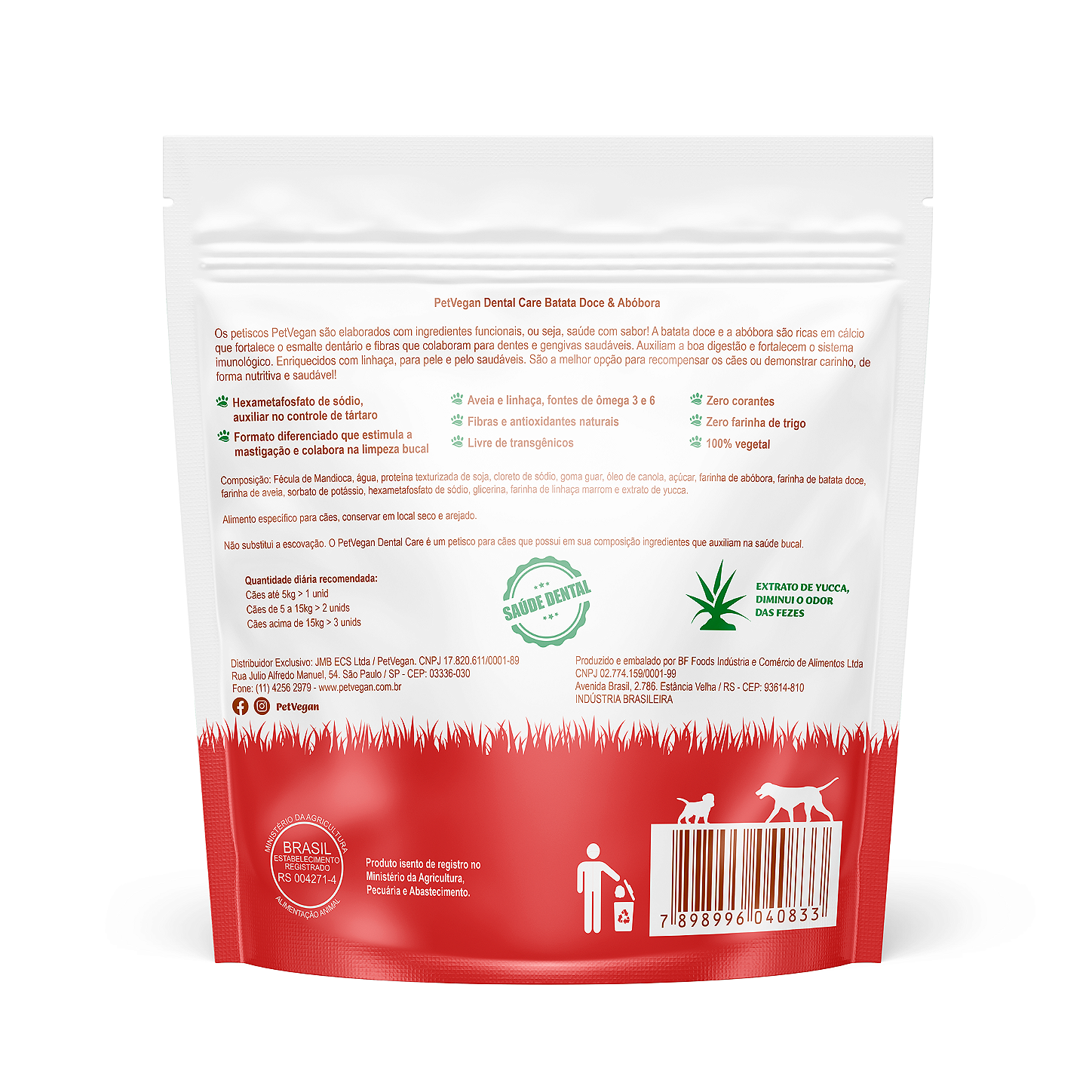 Dental Care PetVegan Batata Doce e Abóbora