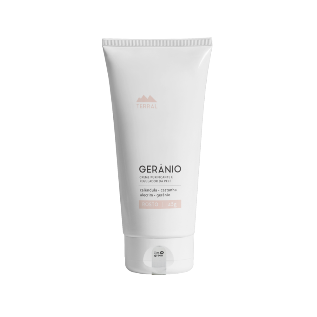 Creme Facial Gerânio - Terral Natural