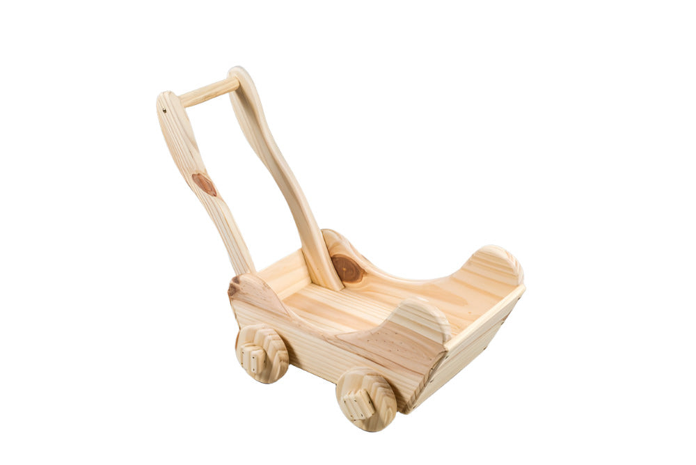 Carrinho de boneca em madeira - Olly Toys