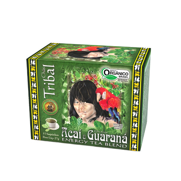 Chá Tribal Brasil - Açaí e Guaraná - Sachê (15 sachês)