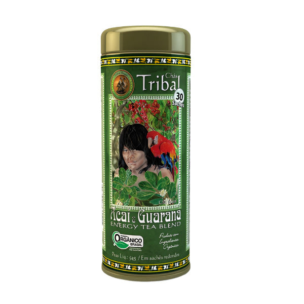 Chá Tribal Brasil - Açaí e Guaraná - Sachê Redondo (30 sachês)