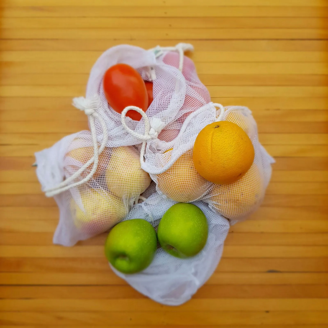 Kit Hortifruti com 6 Sacos Lixo ZeroAgora Sou Eco