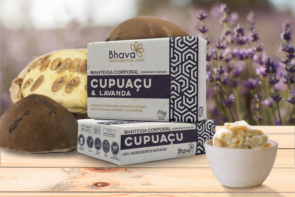 Manteiga Corporal Lavanda e Cupuaçu 70g - Bhava