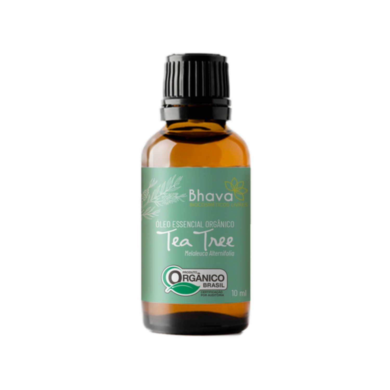 Óleo Essencial de Tea Tree (Melaleuca) orgânico 10ml Bhava