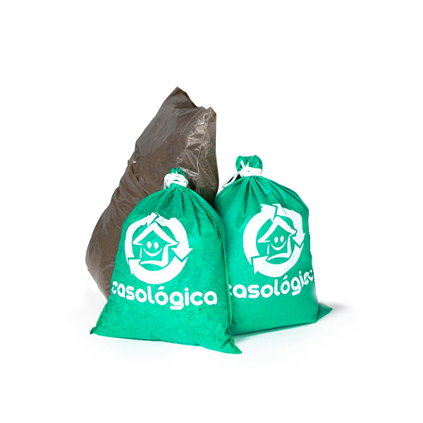 Kit Compostagem (Minhocas + Substrato + Serragem) Casológica