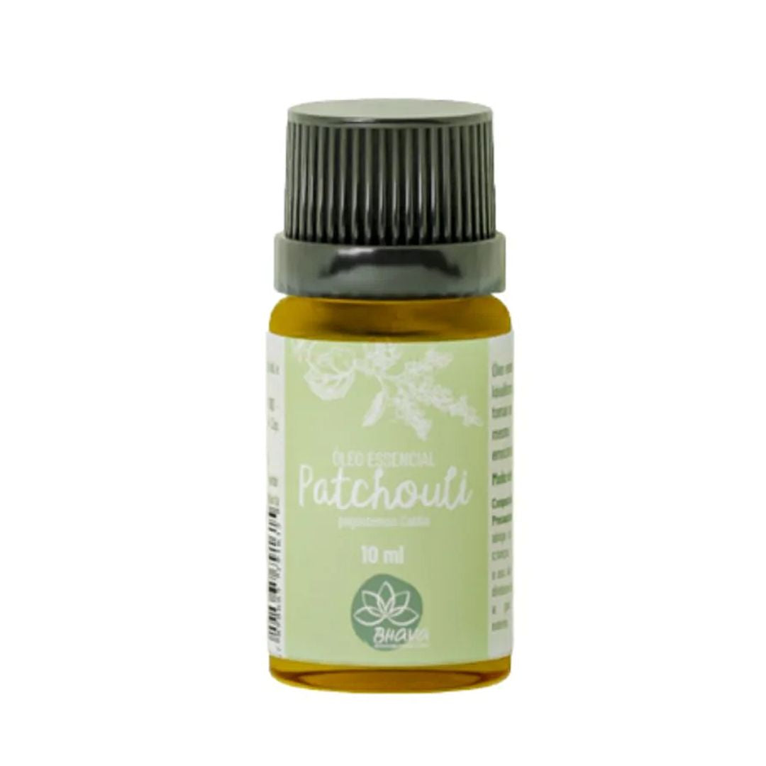Óleo Essencial de Patchouli Certificado IBD Natural 10ml Bhava