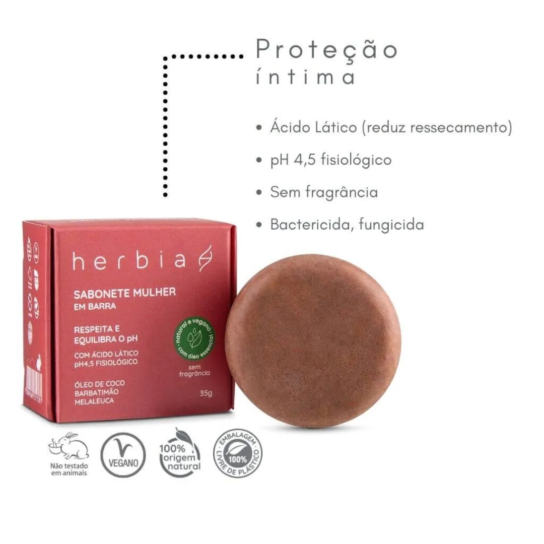 Sabonete Íntimo Mulher - Herbia