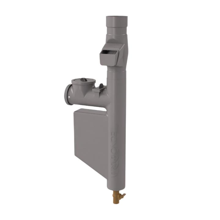 Filtro separador de folhas para cisterna Cor cinza