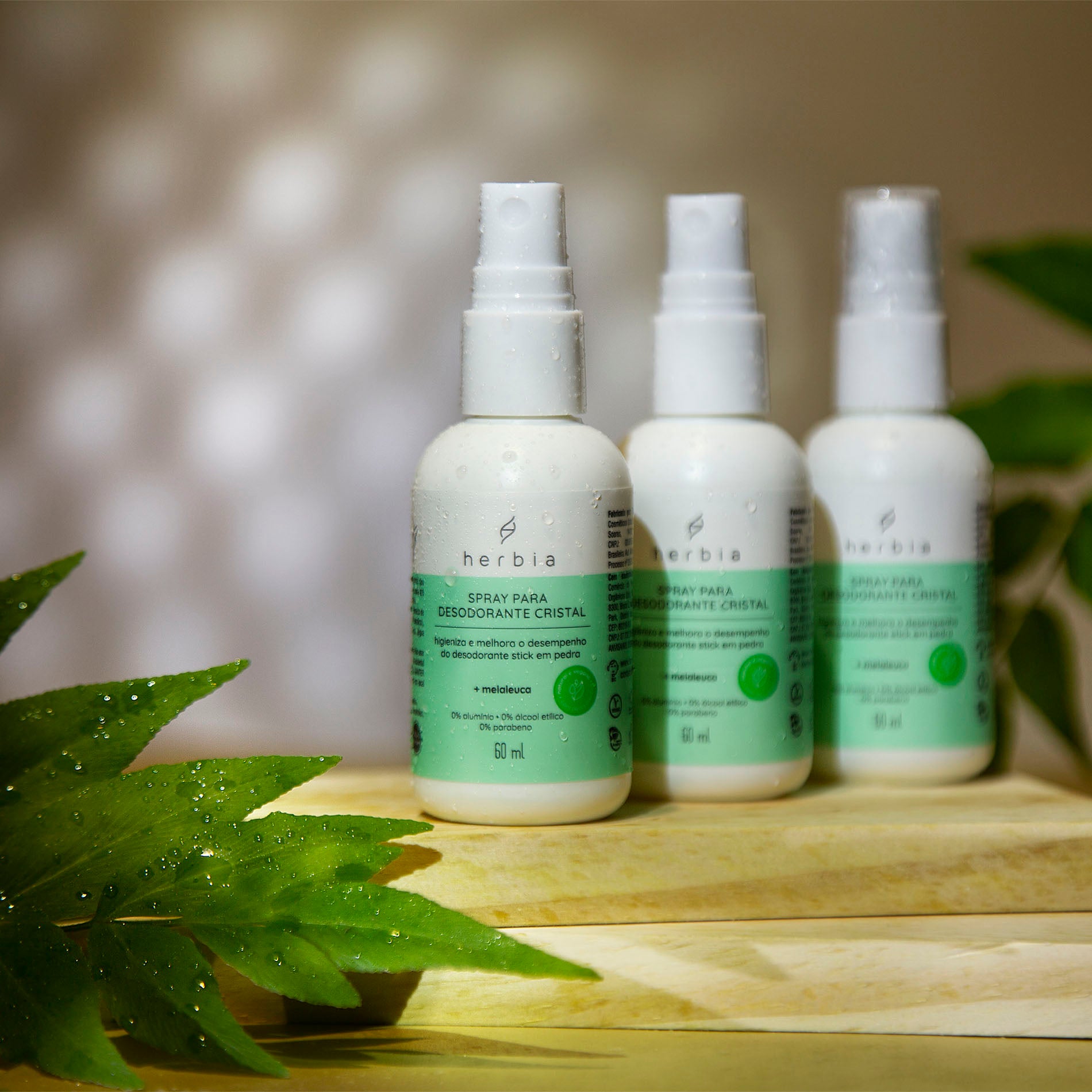 Spray Higienizante para Desodorante Cristal