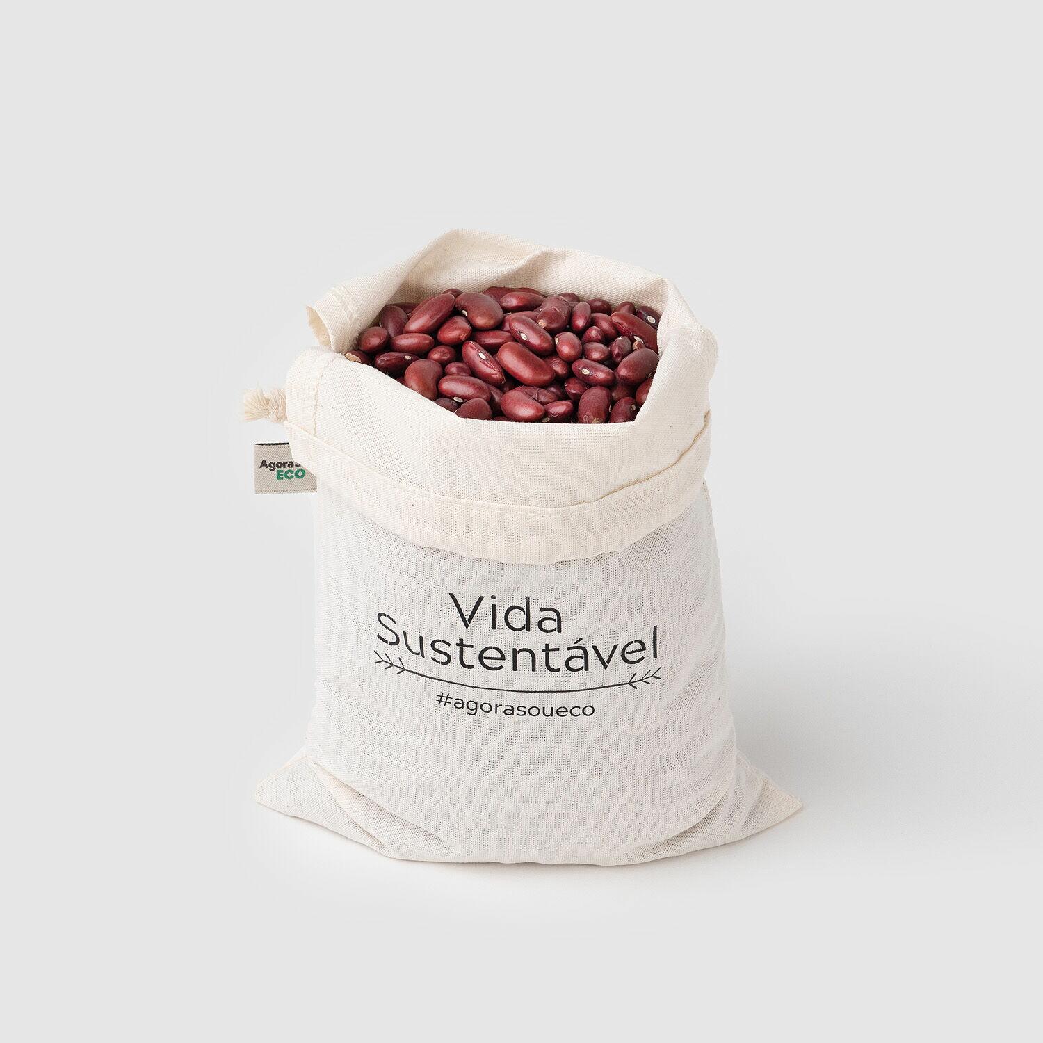 Kit com 4 sacos compras de pano a granel