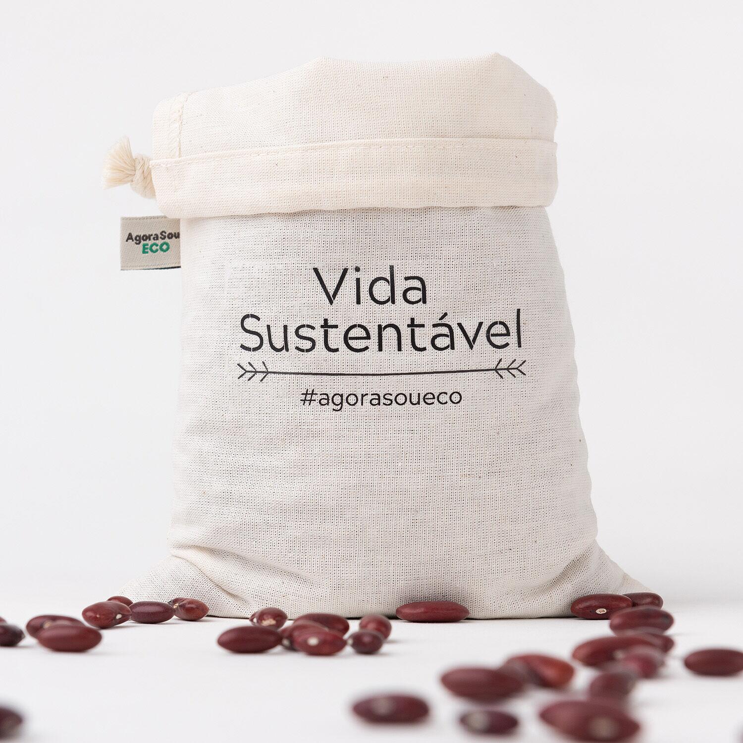 Kit com 4 sacos compras de pano a granel