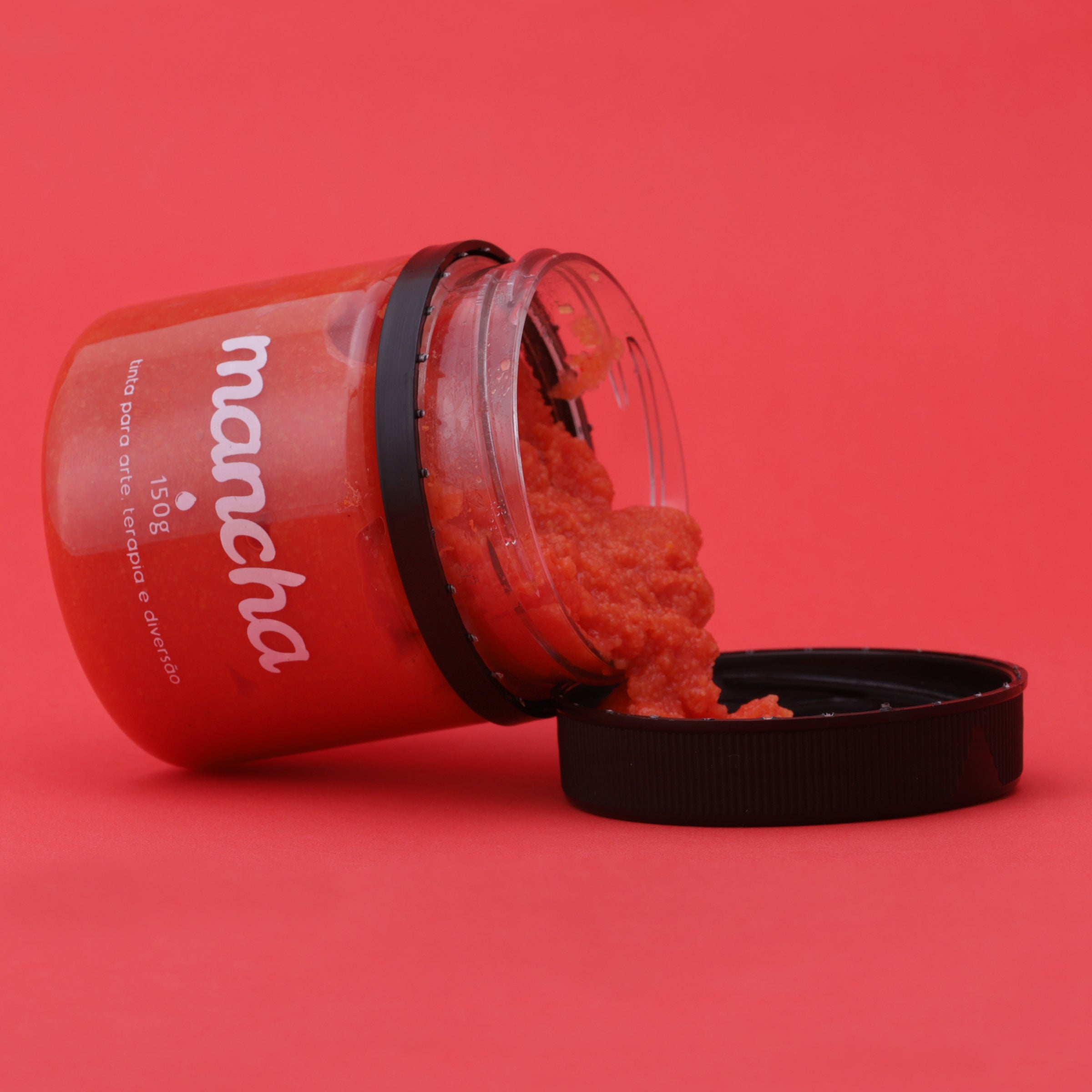 Tinta 100% Vegetal Vermelha de Urucum - Mancha Orgânica