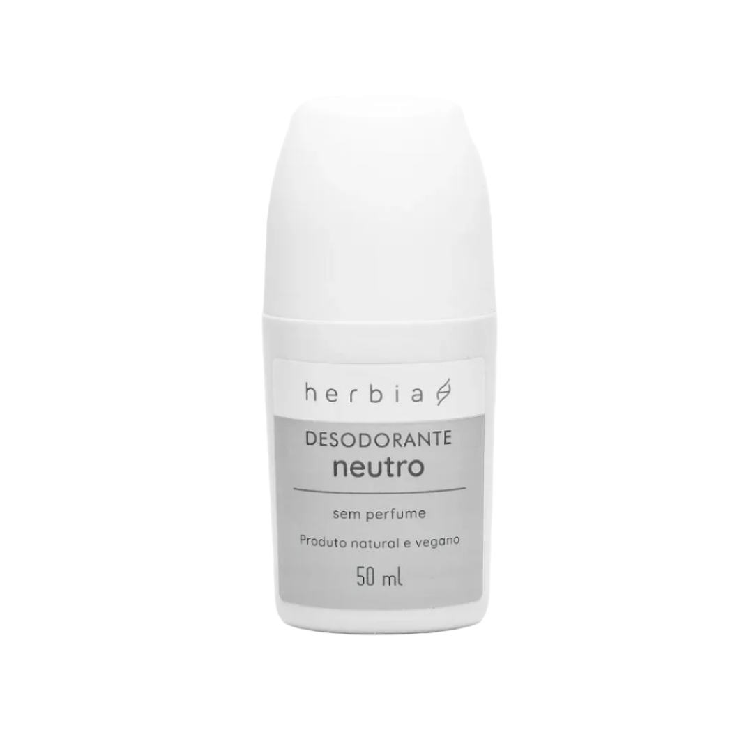 Desodorante Natural e Vegano Neutro - 50ml - Herbia
