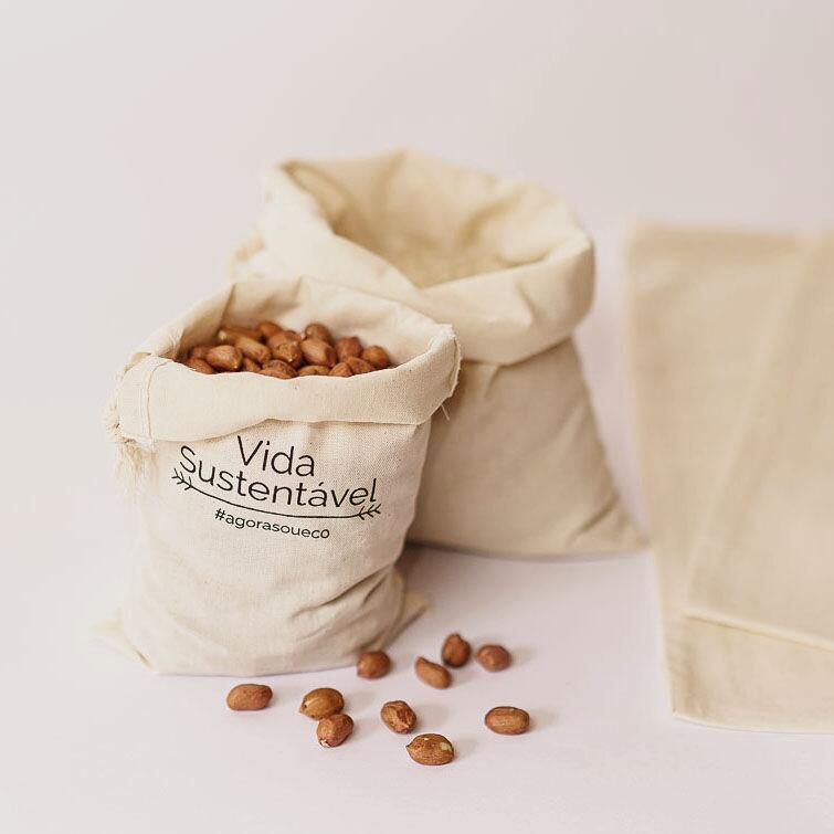 Kit Compra Sem Plástico | EcoBag + A Granel + Hortifruti - Consciência