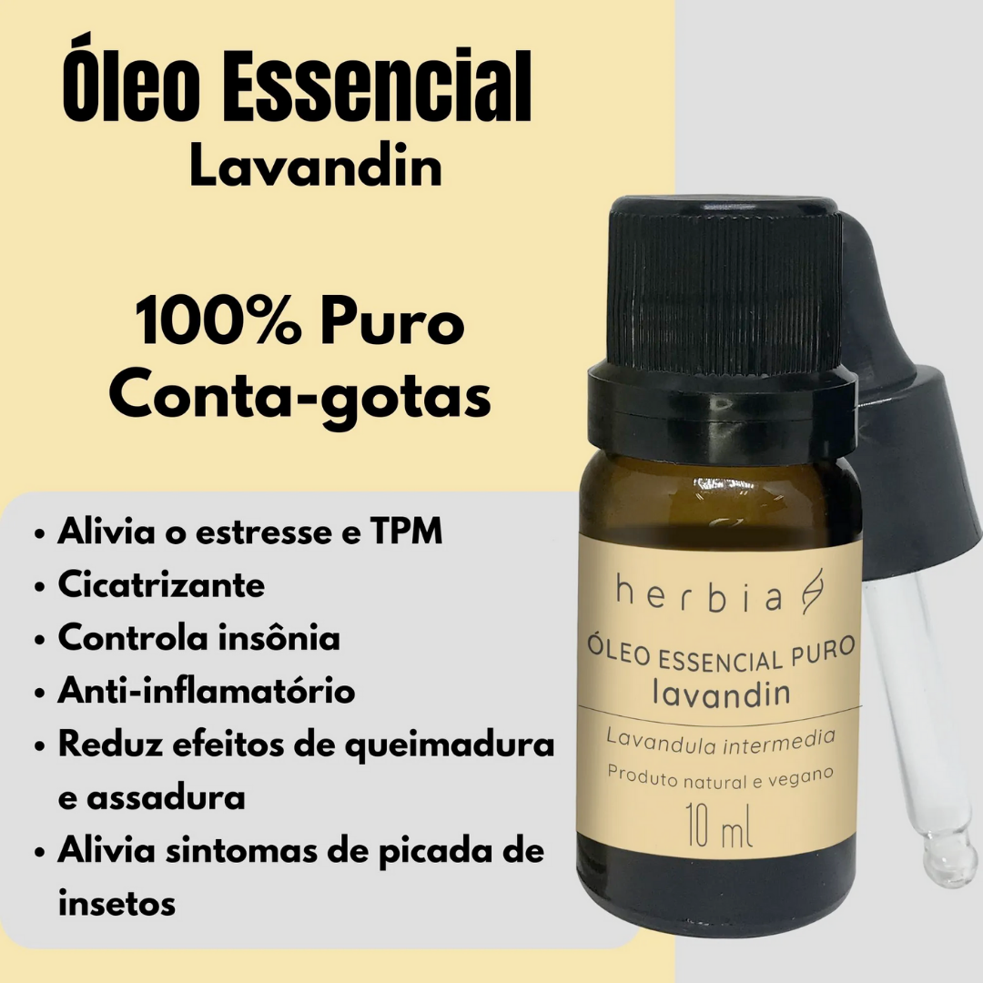 Óleo Essencial de Lavandin 10 ml (Herbia)