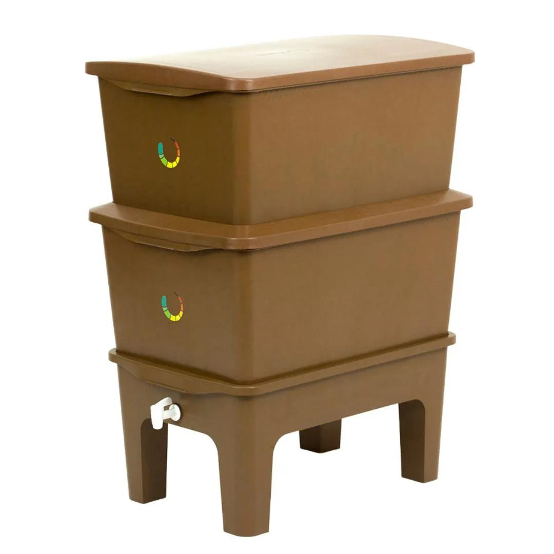 Composteira Humi P cor marrom