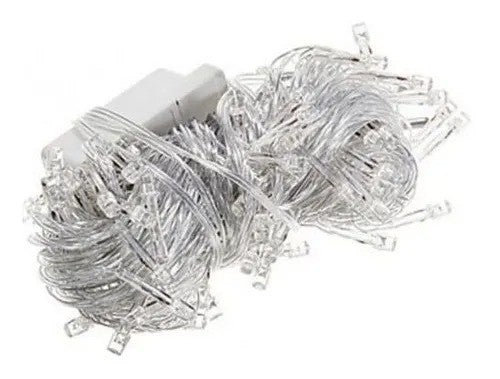 Pisca Pisca Cascata - LED - 220V - Branco Quente Ecosoli