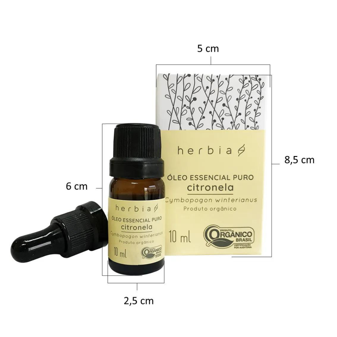 Óleo Essencial de Citronela 10 ml (Herbia)