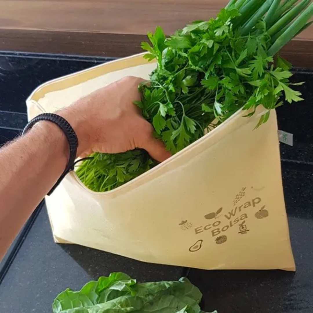 EcoWrap Bolsa | Tecido Encerado | Vegano Agora Sou Eco