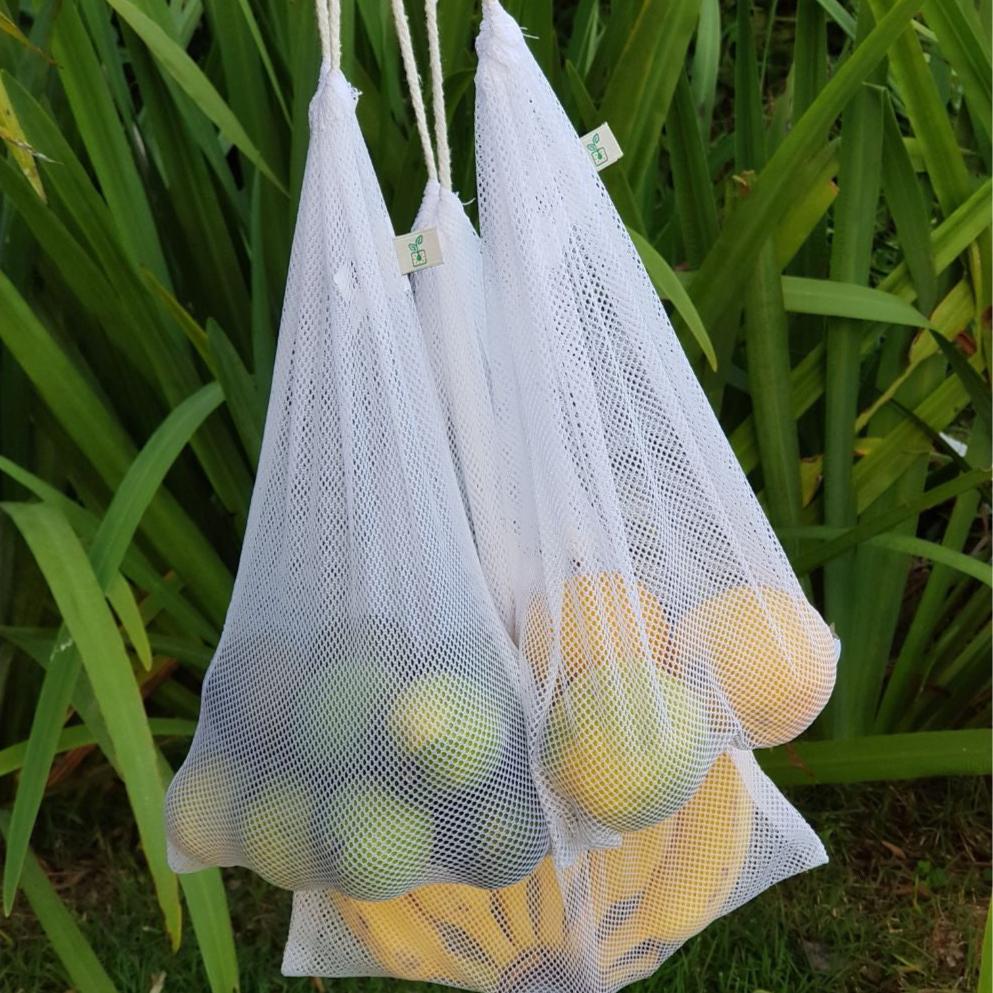 Kit Hortifruti com 6 Sacos Lixo ZeroAgora Sou Eco