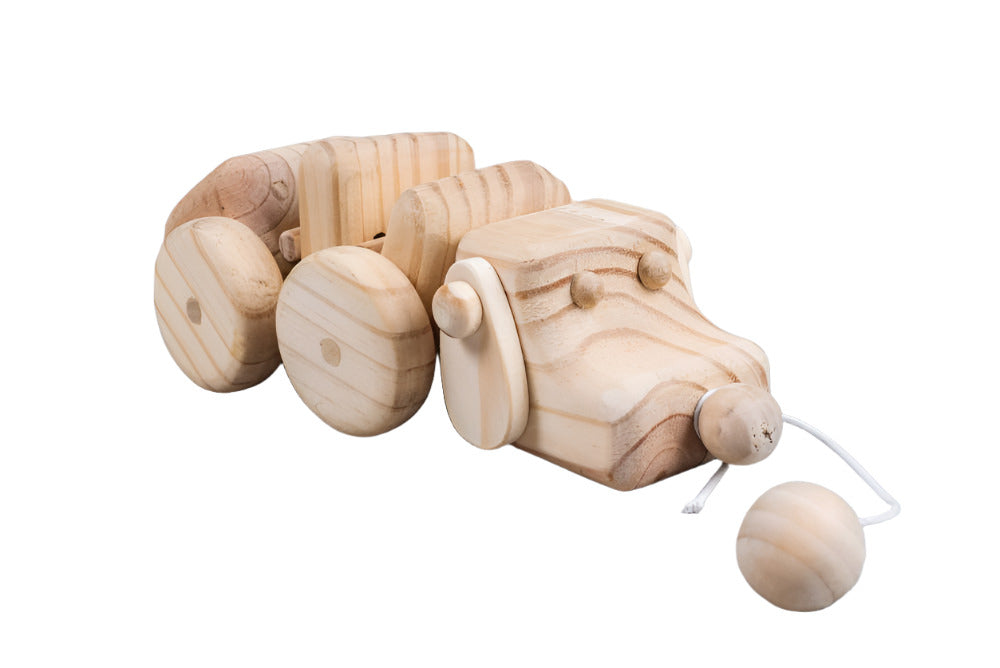 Cachorro de madeira de Puxar - Olly Toys
