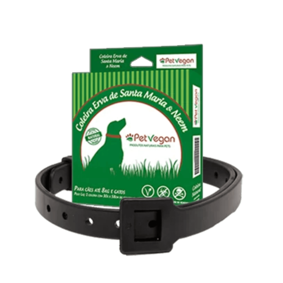 Embalagem e coleira natural