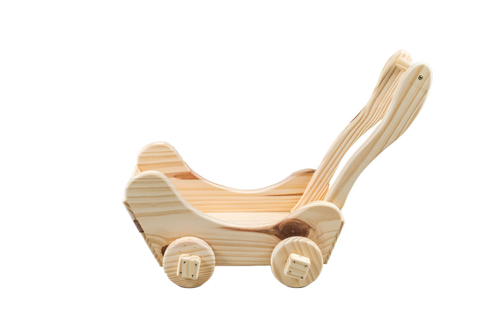 Carrinho de boneca em madeira - Olly Toys