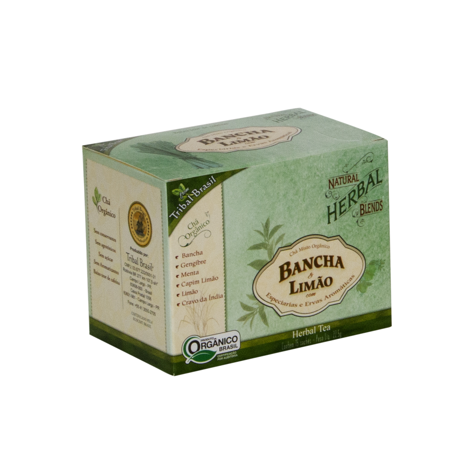 Chá Verde Bancha e Limão Tribal Brasil
