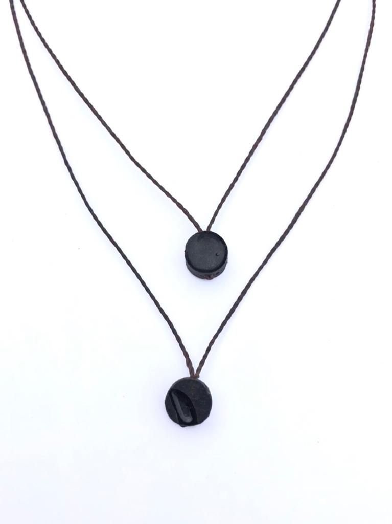 Escapulário Ponto em cordão - Recoffee