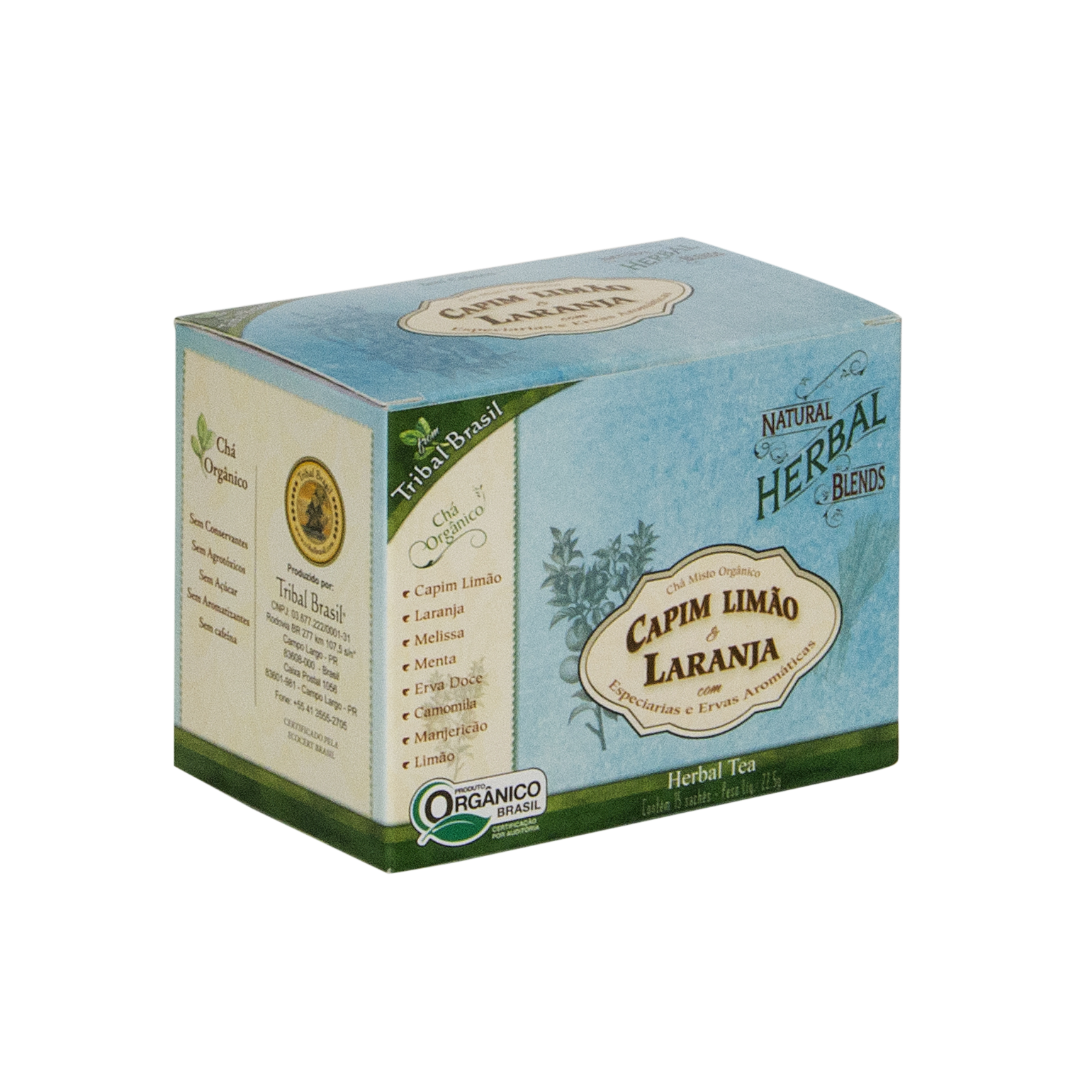 Chá de Capim Limão e Laranja Tribal Brasil