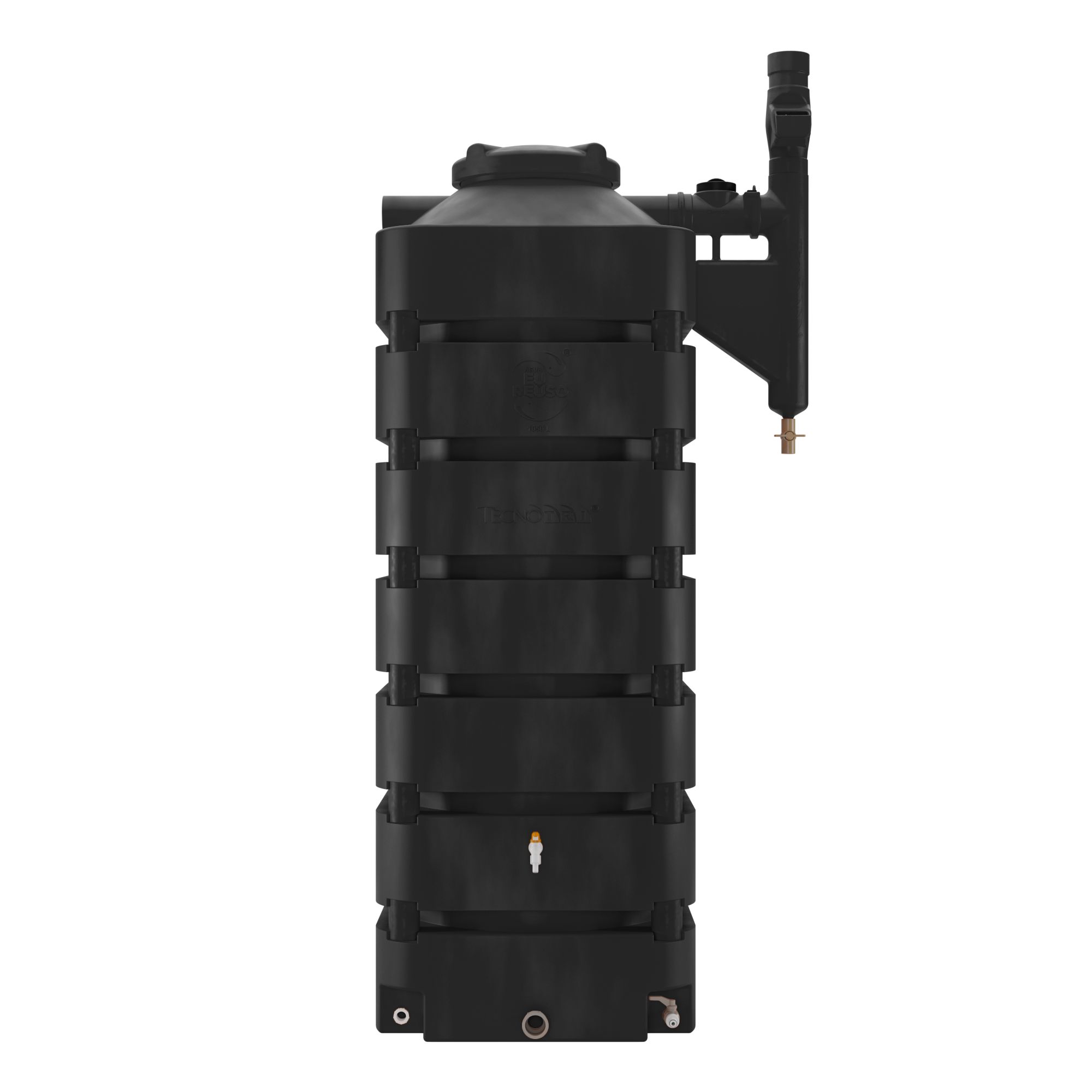 Cisterna 1050 litros com filtro Black