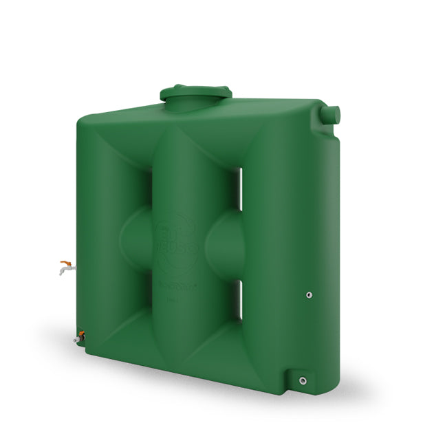 Cisterna Vertical 1000 litros sem filtro na cor verde