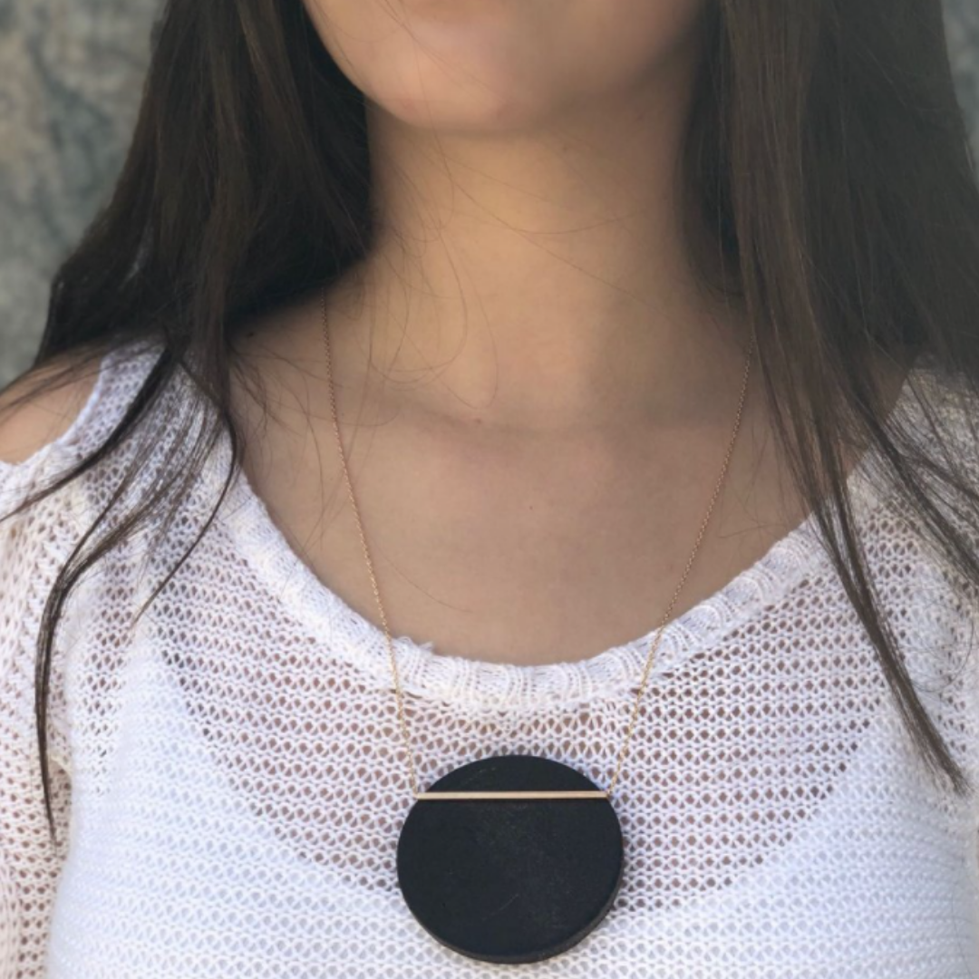 Colar Esfera Média - Recoffee