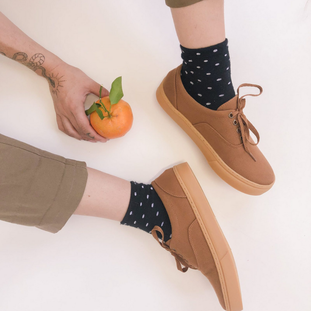 Tênis Ventura Conhaque Urban Flowers