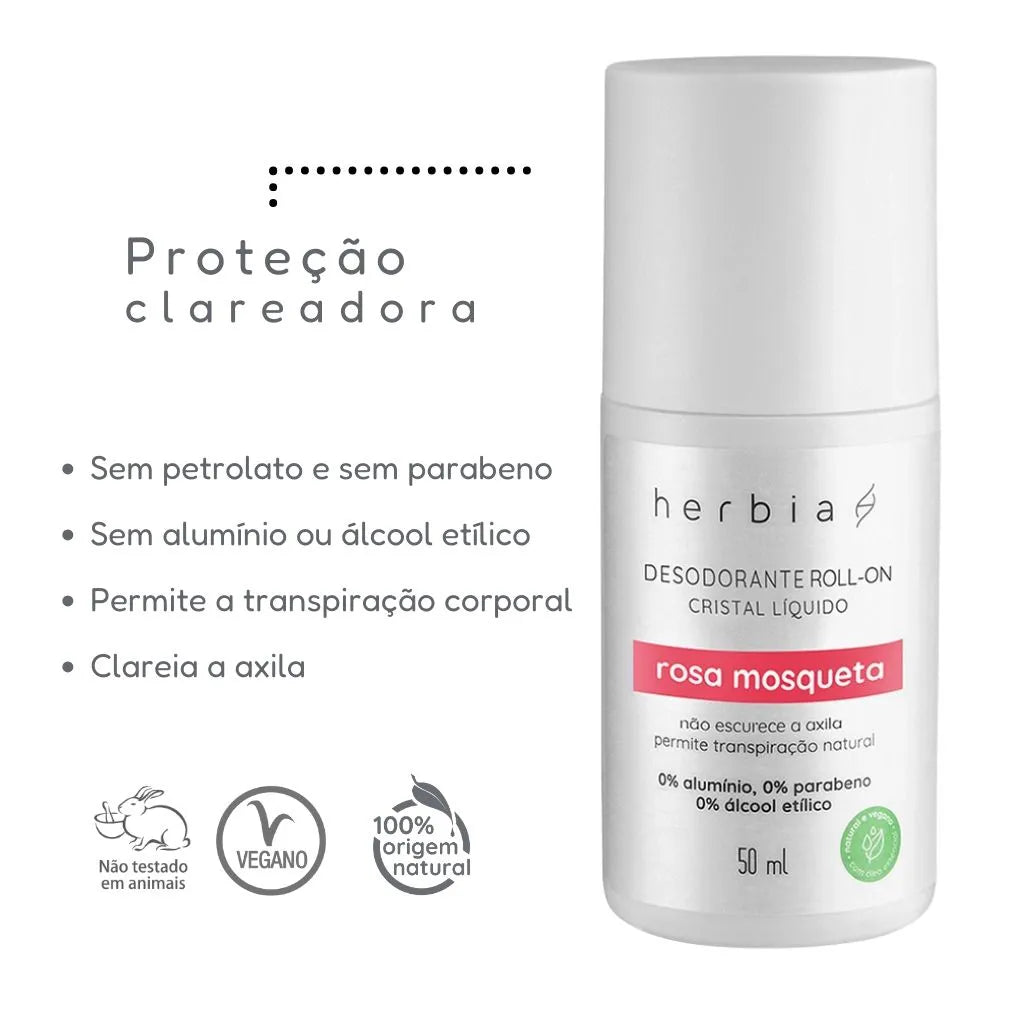 Desodorante Rosa Mosqueta Cristal Líquido