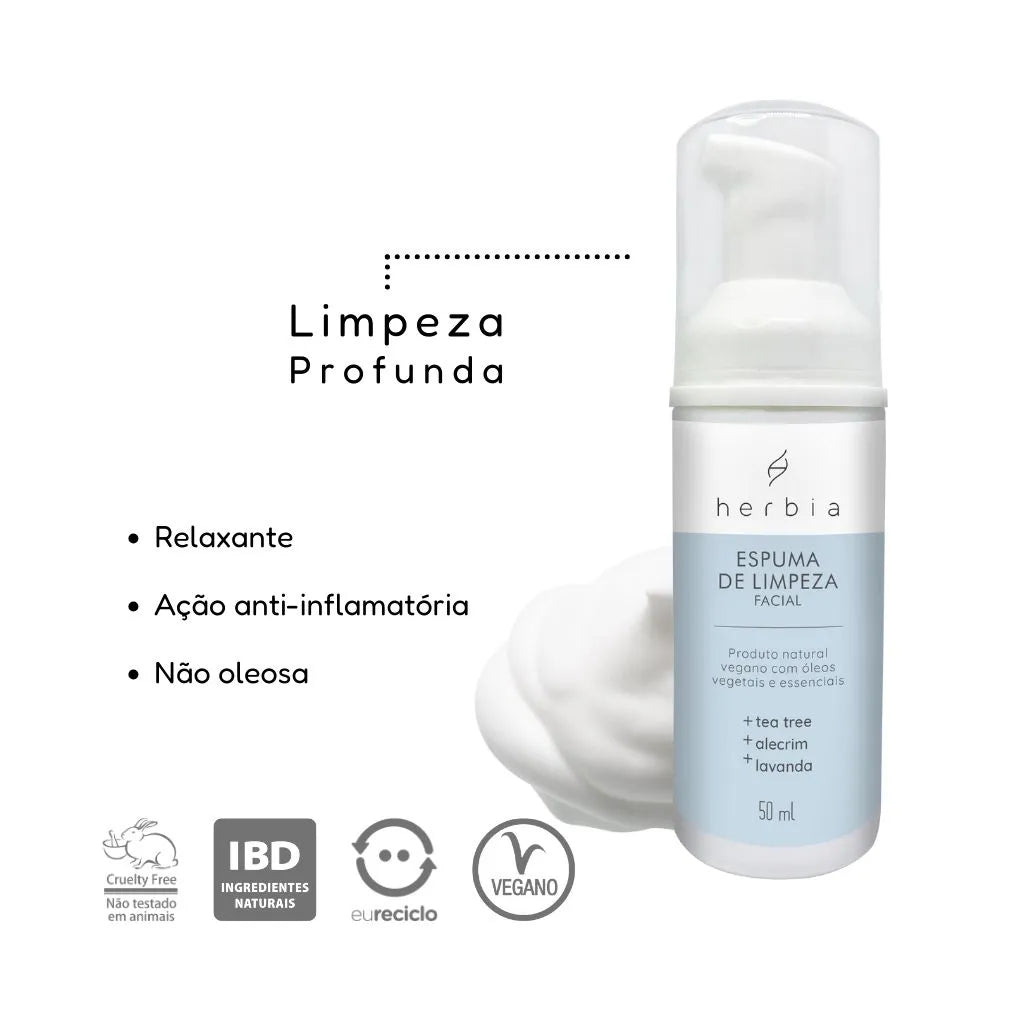 Espuma de Limpeza Facial