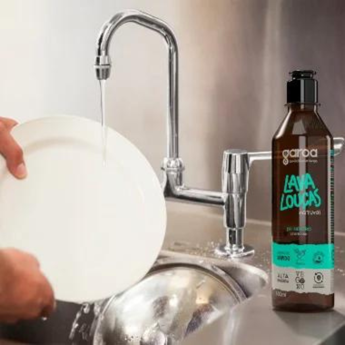 Lava Louça Natural Garoa 600 ml